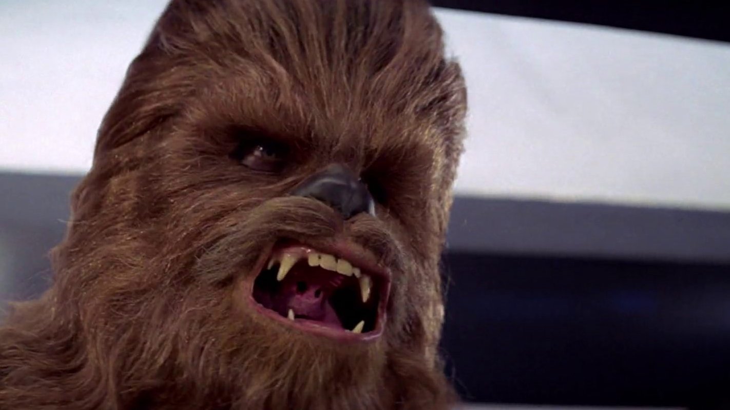 Chewie's roar.