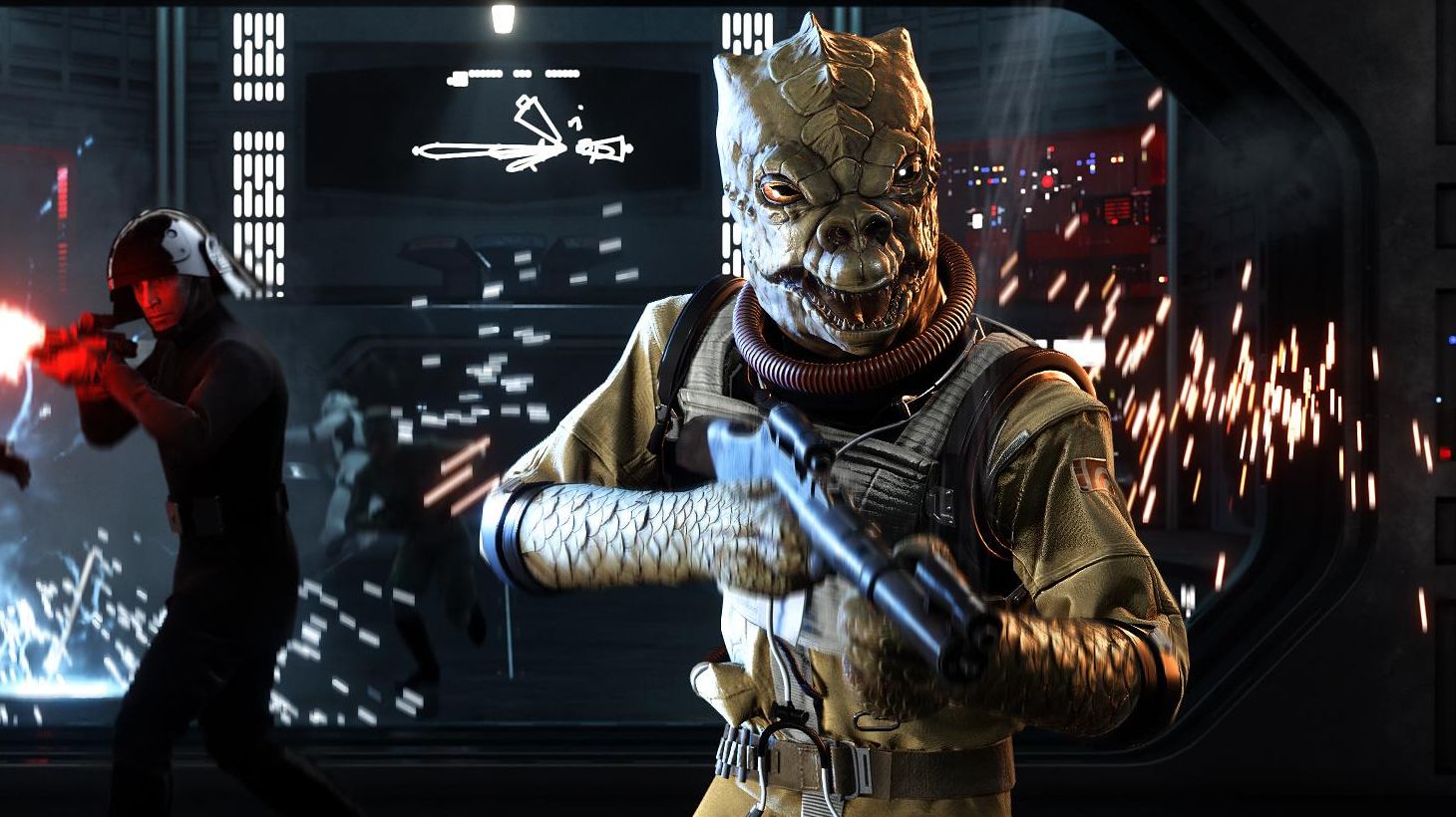 Bossk on the Death Star in Battlefront.