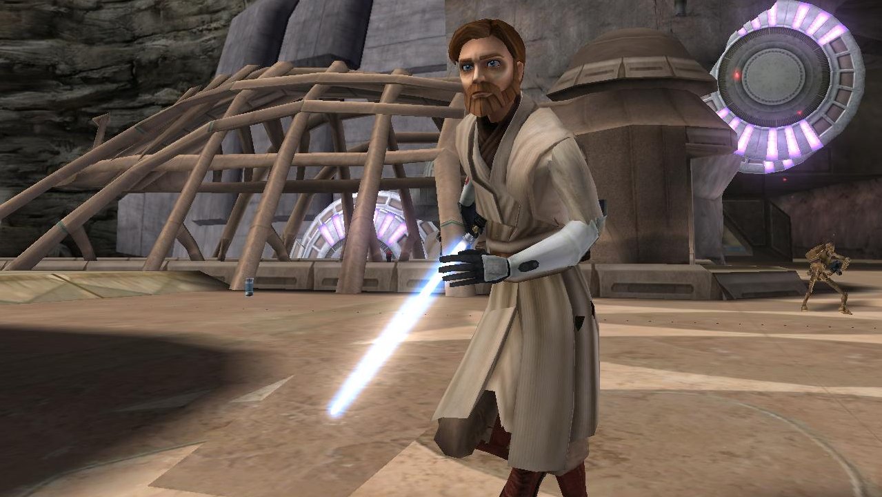 Obi-Wan from The Clone Wars TV show in Battlefront II.