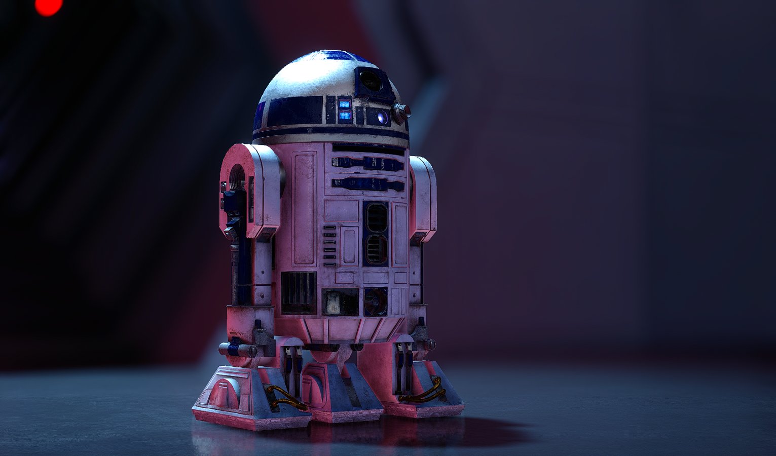 R2-D2 on the Death Star. Image taken by Battlefront Captures.