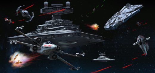 Artwork for Galaxy of Heroes' Ships mode.