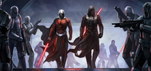 Malak and Revan from KOTOR.