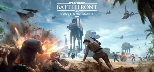 Key art for Rogue One: Scarif in Battlefront.