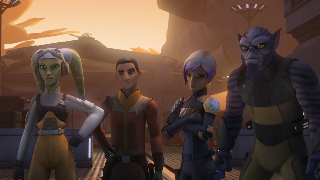 Rebels characters from Season 3.