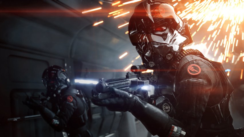 Promo image of the Inferno Squad in Battlefront II.